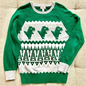 KIDS Cat & Jack T-Rex Crew Neck Sweater, Sz M(8/10)